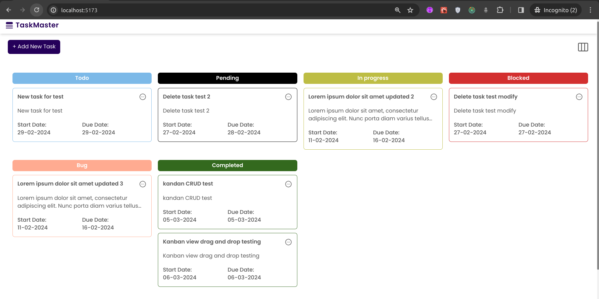 TaskMaster - Task Manager